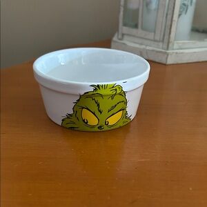Grinch White Ceramic Bowl
